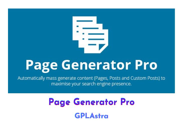 Page Generator Pro Free Download